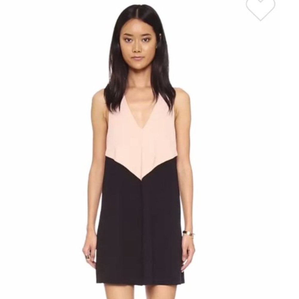 Alice + Olivia Maya Colorblock Racerback Dress